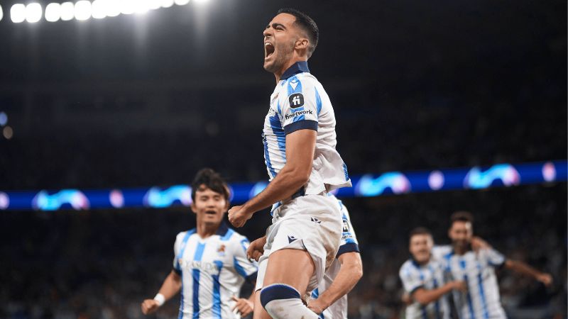 Real Sociedad dẫn đầu bảng D tại UEFA Champions League