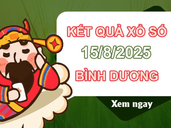 Thống kê XSBD ngày 15/8/2025 phân tích cặp số tài lộc