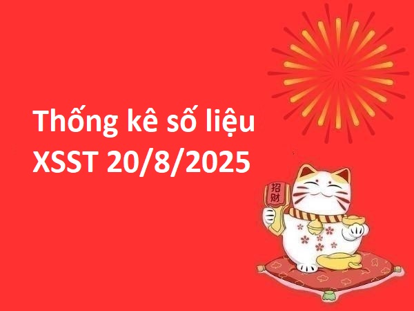 Thống kê số liệu xổ số Sóc Trăng 20/8/2025