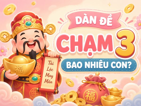 Dàn đề chạm 3 bao nhiêu con, tham khảo dàn chạm 3 chạm 8?