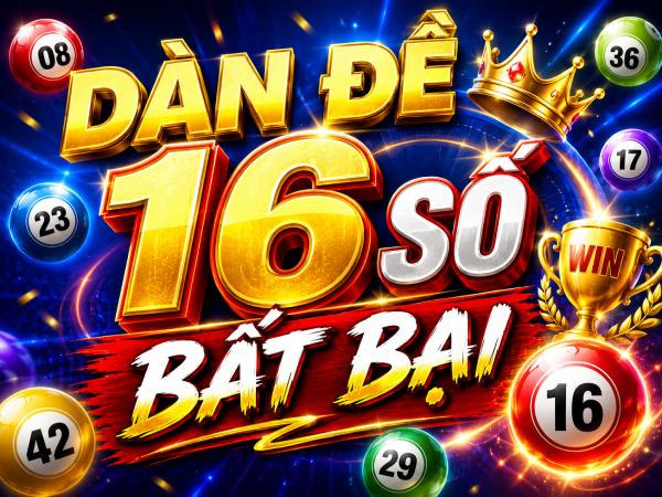 Tham khảo dàn đề 16 số bất bại hôm nay hiệu quả nhất