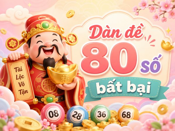 Dàn đề 80 số bất bại là gì, xây dựng dàn như nào tối ưu?