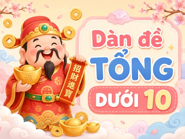 Dàn đề tổng dưới 10 bao nhiêu con, xác định như nào?