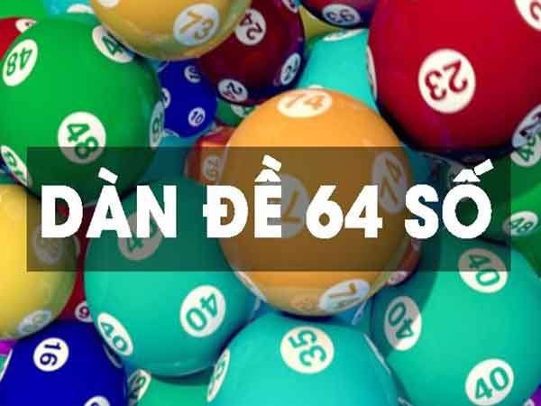 Ví dụ cách lập dàn đề 64 số theo phương pháp chia đầu số