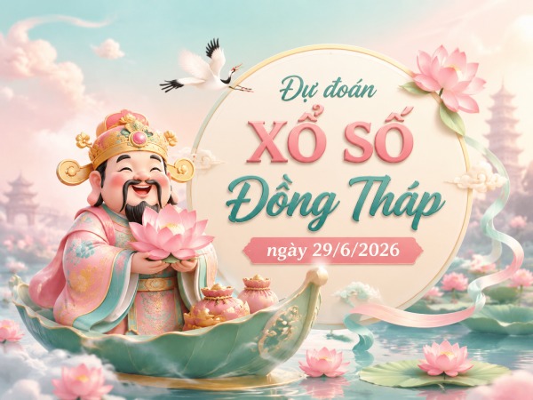 Dự đoán XSDT ngày 29/6/2026 thứ 2 siêu chuẩn hôm nay