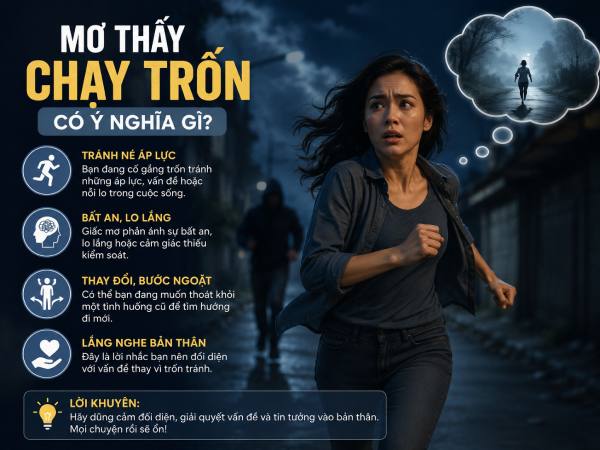 Mơ thấy chạy trốn là điềm báo gì?