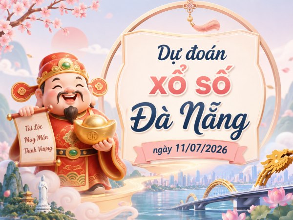 Dự đoán XSDNG ngày 11/7/2026 thứ 7 siêu chuẩn hôm nay