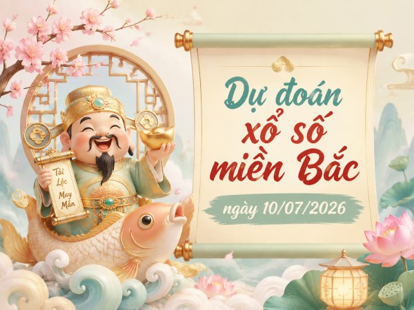 Dự đoán XSMB 10/7/2026 - Dự đoán miền Bắc thứ 6 chuẩn xác
